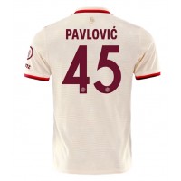 Koszulka piłkarska Bayern Munich Aleksandar Pavlovic #45 Strój Trzeci 2024-25 tanio Krótki Rękaw